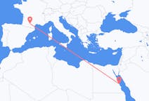 Flyrejser fra Marsa Alam, Egypten til Toulouse, Frankrig
