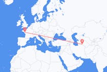 Flights from Ashgabat, Turkmenistan to Nantes, France