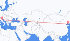出发地 中国大连市目的地 意大利福利的航班