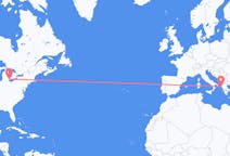 Flyreiser fra Windsor, Canada til Korfu, Hellas