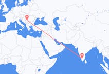 出发地 印度哥印拜陀目的地 塞尔维亚贝尔格莱德的航班