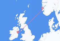 Flyreiser fra Haugesund, Norge til Dublin, Irland