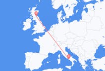 Flyrejser fra Edinburgh til Napoli