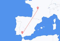 Flyg från Limoges, Frankrike till Sevilla, Spanien