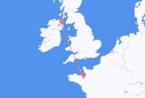 Flyreiser fra Rennes, Frankrike til Belfast, Nord-Irland