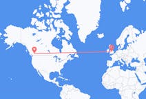 Flyreiser fra Kamloops, Canada til Birmingham, England