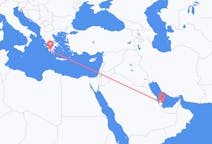 出发地 卡塔尔出发地 多哈目的地 希腊卡拉马塔的航班