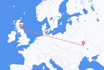 Flyreiser fra Edinburgh, Skottland til Kiev, Ukraina