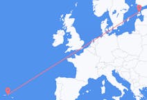 Flights from Kardla, Estonia to Terceira Island, Portugal