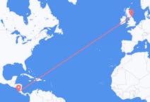 Flights from Nosara to Newcastle upon Tyne