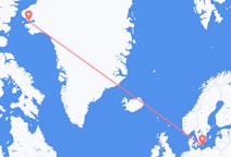 Flights from Qaanaaq, Greenland to Bornholm, Denmark