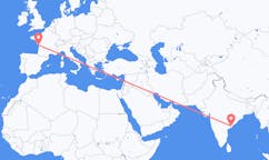 Flights from Rajahmundry, India to La Rochelle, France