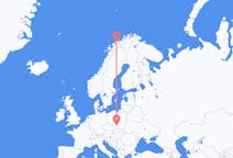 ノルウェーのから トロムソ、ポーランドのへ カトヴィツェフライト