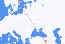 Flyreiser fra Mardin, til Stockholm