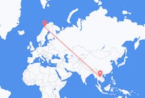 Flyreiser fra Udon Thani, Thailand til Narvik, Norge