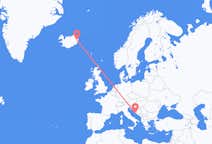Flüge von Egilsstaðir, Island nach Split, Kroatien
