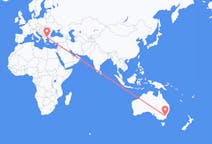 Flyrejser fra Canberra, Australien til Kavala-præfekturet, Grækenland