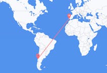 Flyreiser fra Valdivia, Chile til Faro, Portugal