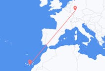 Vluchten van Las Palmas (ort i Mexiko, Veracruz, Tihuatlán), Spanje naar Frankfurt, Duitsland