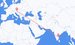 Flights from Tirupati, India to Graz, Austria