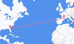 Flyreiser fra Jacksonville, USA til Carcassonne, Frankrike