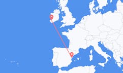 Flyrejser fra Killorglin, Irland til Castelló de la Plana, Spanien