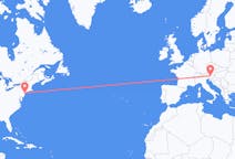 Flights from New York City, the United States to Klagenfurt, Austria