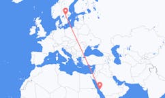 Flights from Jeddah, Saudi Arabia to Örebro, Sweden