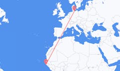 Flyrejser fra Cap Skiring, Senegal til Lübeck, Tyskland