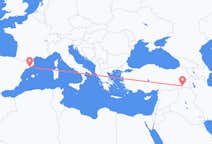 Vluchten van Şırnak naar Barcelona