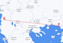 Voli da Tirana, Albania ad Alessandropoli, Grecia