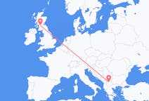 Flyg från Glasgow till Skopje