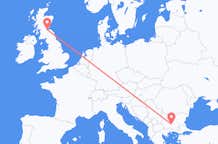 Flyrejser fra Plovdiv til Edinburgh