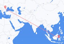 出发地 印度尼西亚帕卢目的地 罗马尼亚布加勒斯特的航班