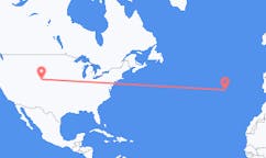 Flyreiser fra Laramie, USA til Ponta Delgada, Portugal