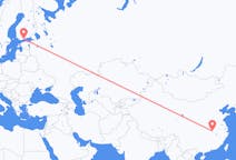 Flights from Wuhan to Helsinki