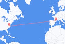 Flyrejser fra Raleigh, USA til Carcassonne, Frankrig