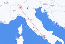 Flyreiser fra Milano, Italia til Napoli, Italia