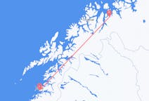 Vuelos desde Sørkjosen a Bodø