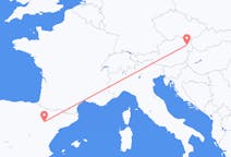 Flyreiser fra Zaragoza, til Vienna