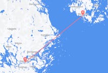 Vluchten van Stockholm, Zweden naar Mariehamn, Åland