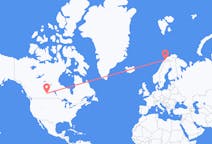 Flüge von Saskatoon, Kanada nach Bardufoss, Norwegen