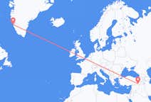 Flyreiser fra Mardin, til Nuuk