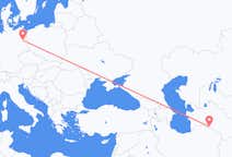 Flyg från Asjchabad, Turkmenistan till Berlin, Maryland, Tyskland