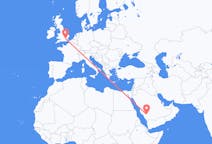 Flights from Bisha, Saudi Arabia to London, England