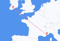 Flyrejser fra Kork, Irland til Nice, Frankrig