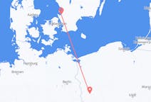 Flights from Zielona Góra, Poland to Ängelholm, Sweden