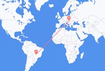 Vols de Rio Verde, Goiás, le Brésil pour Budapest, Hongrie