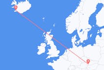 Loty z Bratysława, Słowacja do Reykjaviku, Islandia