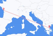Vluchten van La Rochelle, Frankrijk naar Volos, Griekenland